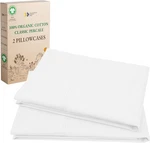 California Design Den 100% Organic Cotton Pillow Cases Queen/standard Set Of .... Fixed Price $22.40.