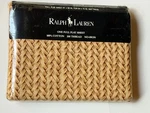 New Rare! Ralph Lauren *herringbone Full Flat Sheet Wicker Basketweave Htf!. Fixed Price $114.95.