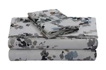 Tribeca Living Queen Bed Sheet Set, 300 Thread Count Soft Cotton Sateen, Flor.... Fixed Price $79.47.