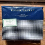 Ralph Lauren Screening Room Queen Flat Sheet $215 Retail Blue White Check. Fixed Price $79.99.