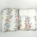 Vtg Cannon Queen Sheet Set Flat Fitted And 2 Pillow Cases Floral Cottagecore. Fixed Price $25.95.