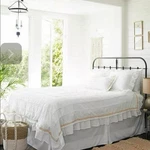 Matilda Jane Boho Dream Bed In Bag White Duvet Set Sham Queen Embroidered. Fixed Price $80.00.
