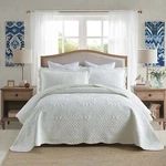 3PCS Cotton Oversize Bed Sheet Set Lightweight Quilt Embroidery. Fixed Price $149.99.