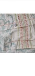 1891 By Sferra St. Tropez Cotton Duvet Cover Damask Floral Striped Queen. Fixed Price $125.00.