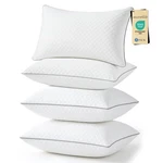 Jollyvogue Pillows King Size Set Of 4, Oeko-tex Certified Bed For Sid.... Fixed Price $53.86.
