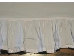 Simply Shabby Chic Ruffle Light Pink Twin Sheet Flat Cotton Fabric Cottage. Fixed Price $27.00.