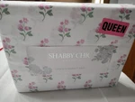 Shabby Chic 4PC Queen Sheet Set Ultra Soft Microfiber Pink Flowers On White. Fixed Price $69.99.