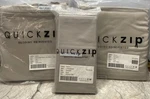 Quickzip Bedding Fitted Twin Sheet Base & Zipon Sateen 2 Pillow Covers Atl. Fixed Price $275.99.