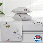 Azores Home 300 Thread Count Organic Cotton Deep Pocket Bed Sheet Set. Fixed Price $98.52.