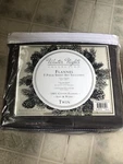 Winter Nights Collection Cotton Flannel 3-PIECE Twin Sheet Set Gray New!. Fixed Price $38.99.