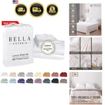 Bella Coterie Luxury Bamboo Viscose King Size Sheet Set 100% Organically Gr.... Fixed Price $202.39.