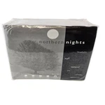 Northern Nights Cal Size Elegant Caulking 100% Cotton White Sheet Set - Nos. Fixed Price $54.95.