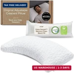 Coop Home Goods Original Crescent Adjustable Pillow, Queen Bed Pillows For Shoul. Fixed Price $133.65.