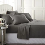Danjor Linens Grey Full Size Sheets Set - 6 Pc Soft Bedding & Pillowcases. Fixed Price $40.99.