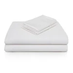 Malouf Rayon From Bamboo Queen Sheet Set, White. Fixed Price $165.00.