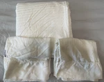 Brookstone Biosense Beige King Size Flat Sheet Lyocell Tencel + Pillowcases. Fixed Price $34.97.