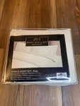 Amy Miller Home 4 Piece King Sheet Set 100% Supersoft Microfiber Cream Color. Fixed Price $18.99.