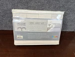 Home Dynamix Willow Collection 6-PIECE Bed King Sheet Set Super Soft Microfiber. Fixed Price $34.00.