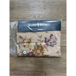 Nos Ralph Lauren "kirsten" King Flat Sheet Classic 1990S Cottage Neutral Floral. Fixed Price $149.00.