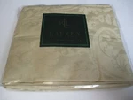 Rare Ralph Lauren Coco Palm Cream Jacquard Flat Sheet - Queen. Fixed Price $229.99.