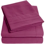 1500 Supreme Collection Twin Sheet Set Berry Purple - 3 Piece Bedding. Fixed Price $49.24.