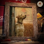 Vintage Remington Shotgun Shell Box Print Yellow Lab Dog Hunting Artwork. Fixed Price $11.95.