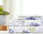 Sleepdown Cotton Bed Sheet Set - Lavender, King 100%. Fixed Price $23.99.