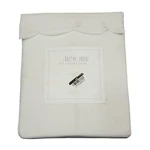 Armoire Collection Coquette Full Size Sheet Set White Scalloped Edge 4PC New. Fixed Price $29.99.