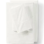 Lands' End 300 Thread Count Cotton Percale Bed Sheet Set - Full. Fixed Price $97.97.