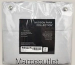 Hudson Park Classic Linens Egyptian Cotton Percale Twin Flat Sheet Cloud. Fixed Price $14.99.