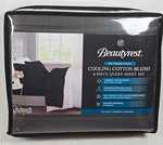 Beautyrest Sateen Cooling 4-PIECE Queen Sheet Set BR20-1007 Dark Charcoal Gray. Fixed Price $35.50.