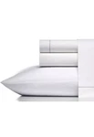 Vera Wang 400 Thread Count Sheet Set, Queen, White/charcoal. Fixed Price $98.00.