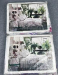 Vtg Springmaid Sabrina Floral Double Sheet Set Flat & Fitted Nos. Fixed Price $29.99.