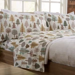 Great Bay Home 4-PIECE Lodge Printed Ultra-soft Microfiber Sheet Set. Beautiful. Fixed Price $53.99.