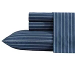 Nautica Richmond Stripe Sheet Set Captain's Blue. Fixed Price $79.99.