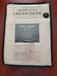 Wamsutta Dream Zone Hotel Luxury King Sheet Set Taupe 100% Cotton Percale 6PC. Fixed Price $134.96.
