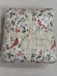 Laura Ashley King Sheet Set 4PC Red Cardinal Holly Berry Holiday 100% Cotton New. Fixed Price $59.00.