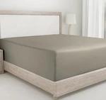 California Design Den Queen Fitted Sheet, Deep Pocket, 400TC Cotton Sateen, Taup. Fixed Price $55.14.