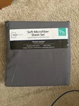 Mainstays Soft Wrinkle Resistant Microfiber Sheet Set Twin/twin Xl Triangle Geo. Fixed Price $14.00.