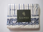 Vintage Ralph Lauren Porcelain Blue Cotton Twin Flat Sheet Usa New Defect. Fixed Price $53.90.