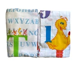 Vintage Sesame Street Alphabet & Nwot Numbers Twin Flat Sheets By Stevens (2). Fixed Price $24.99.