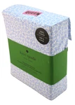 New Kate Spade Queen Size Blue Floral 100% Cotton Sheet Set Fits 17" Mattress. Fixed Price $99.99.