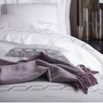 Scandia Home Elegante Egyptian Cotton Percale Queen Flat Sheet E890 Lqu White. Fixed Price $399.99.