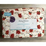 Tommy Bahama Nwt 4 Piece Washed Cotton Christmas Poinsettia Sheet Queen. Fixed Price $51.99.