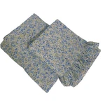 Laura Ashley Leona Floral Full Sheet Set 2PC W/ Ruffle Hem Blue Flat & Fitted. Fixed Price $29.50.