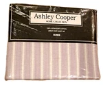 Ashley Cooper Home Collection King Sheet Set 100% Ultra Soft Cotton Lilac White. Fixed Price $35.00.