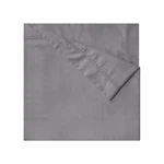 $345 Yves Delorme King Flat Sheet Triomphe Platine Grey Organic Sateen France. Fixed Price $219.00.