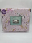 Sleep Zone Full 4-PIECE Microfiber Sheet Set Pink Unicorn Print Fits 15". Fixed Price $30.99.