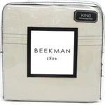 Beekman 1802 Granby King Pillowcases 100% Cotton Percale Pleated Woodsmoke. Fixed Price $28.00.