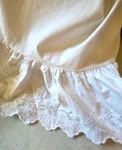 Ralph Lauren Patience Flat Sheet Twin White Cotton Eyelet Ruffle Bedding Linens. Fixed Price $39.99.